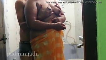 Indian Couple Indulges In Shower Sex On Their First Night Together