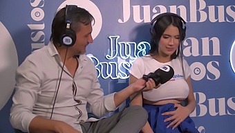 Ambarprada Seeks 100% Power From Sex Machine While Pregnant With Big Tits