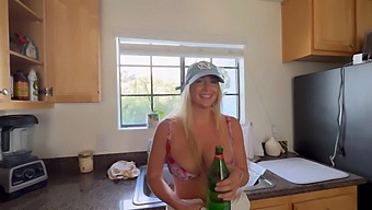 Beautiful Wife’s Neighbor Seduces Her And Gives Great Blow Job